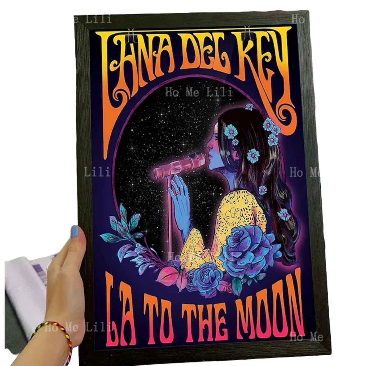 Lana Del Rey La To The Moon Tour 2020 Poster Wall Decoration Oil Painting