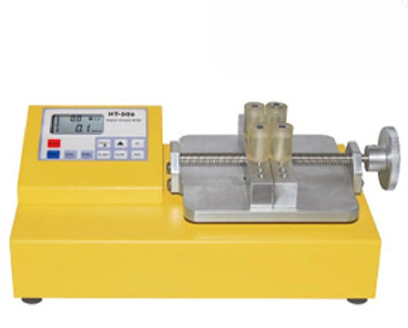 

HT-100S bottle cap torque tester, beverage bottle cap, cosmetic cap, pharmaceutical cap torque meter
