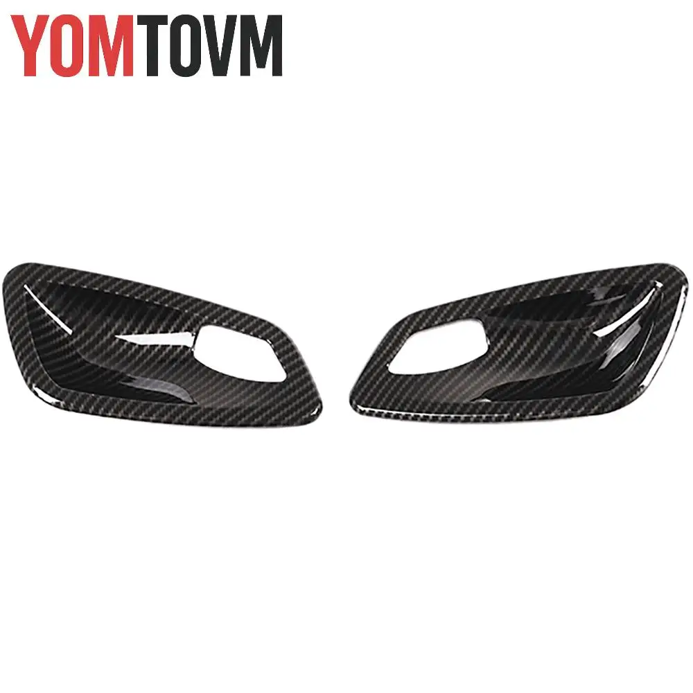 For BMW E92/E93 Coupe and Convertible 2007-2013 Door Handle Bowl Cover Trim ABS Carbon Fiber