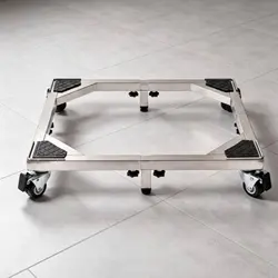 Base móvil para lavadora con ruedas 360° y soporte para mascotas