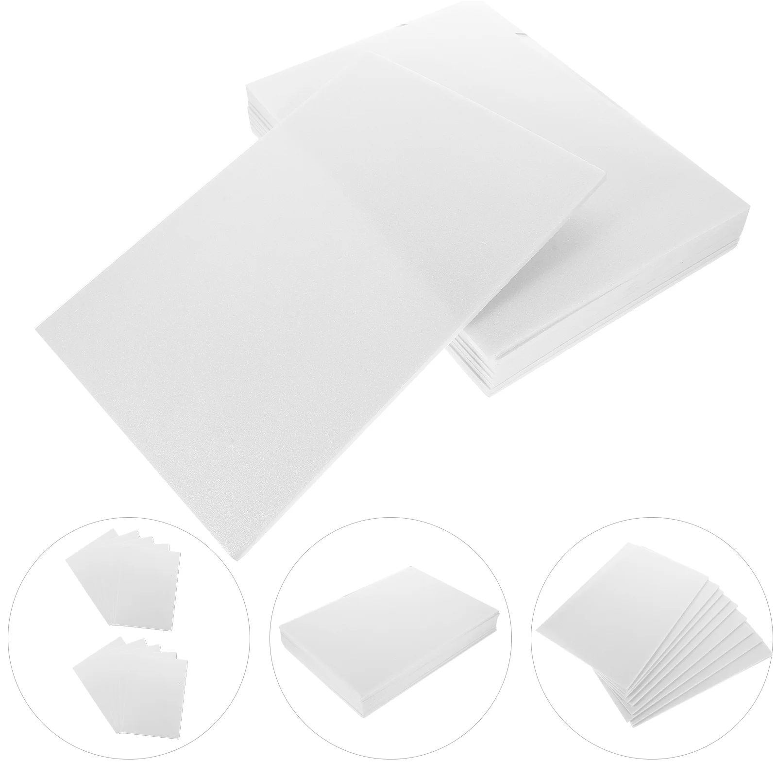 10 Sheets Multi-use Foam Papers Handicraft Foam Sheets Convenient Printmaking Sheets white poster board