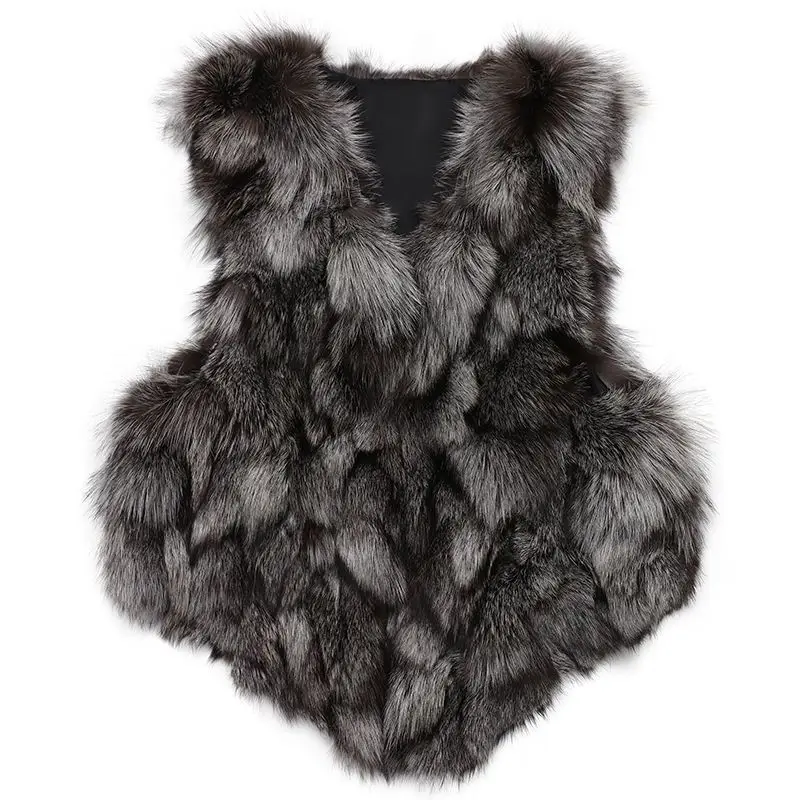 2026 New Imitation Fox Fur Vest Autumn and Winter Women's Korean Version Fur Jacket Women's Fur Vest Temperament Commuting Top