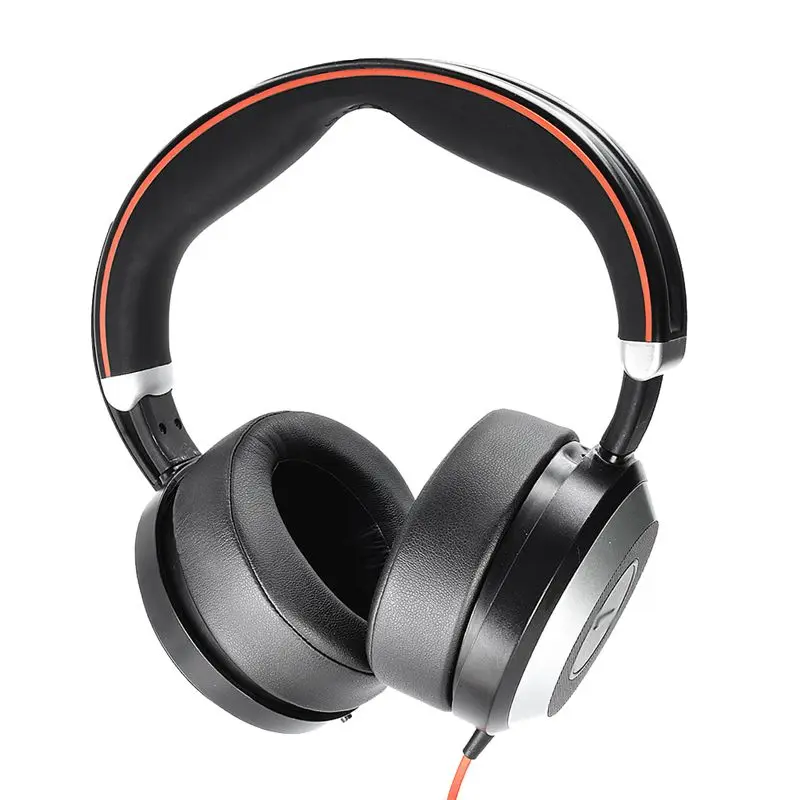 Y47A 2 pièces de remplacement pour écouteurs, coussinets en mousse pour casque Jabra Evolve 80 UC MS, coussinets en éponge douce
