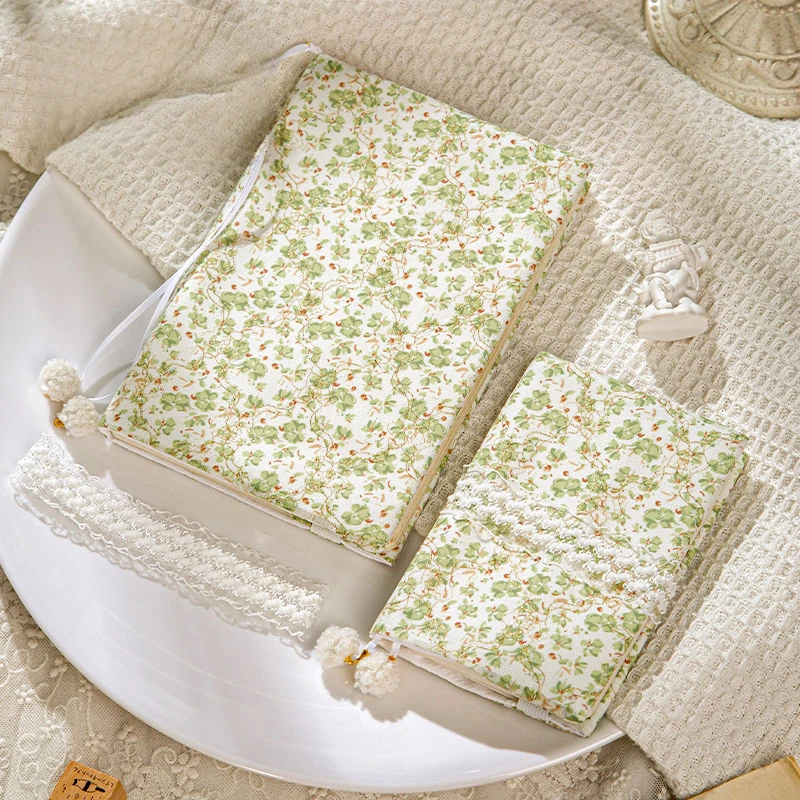 

Cute Animal Flower Fabric Book Cover for Weekly Planner Diary Notebook Protective Sleeve Office Stationery Supplies Book Sleeve