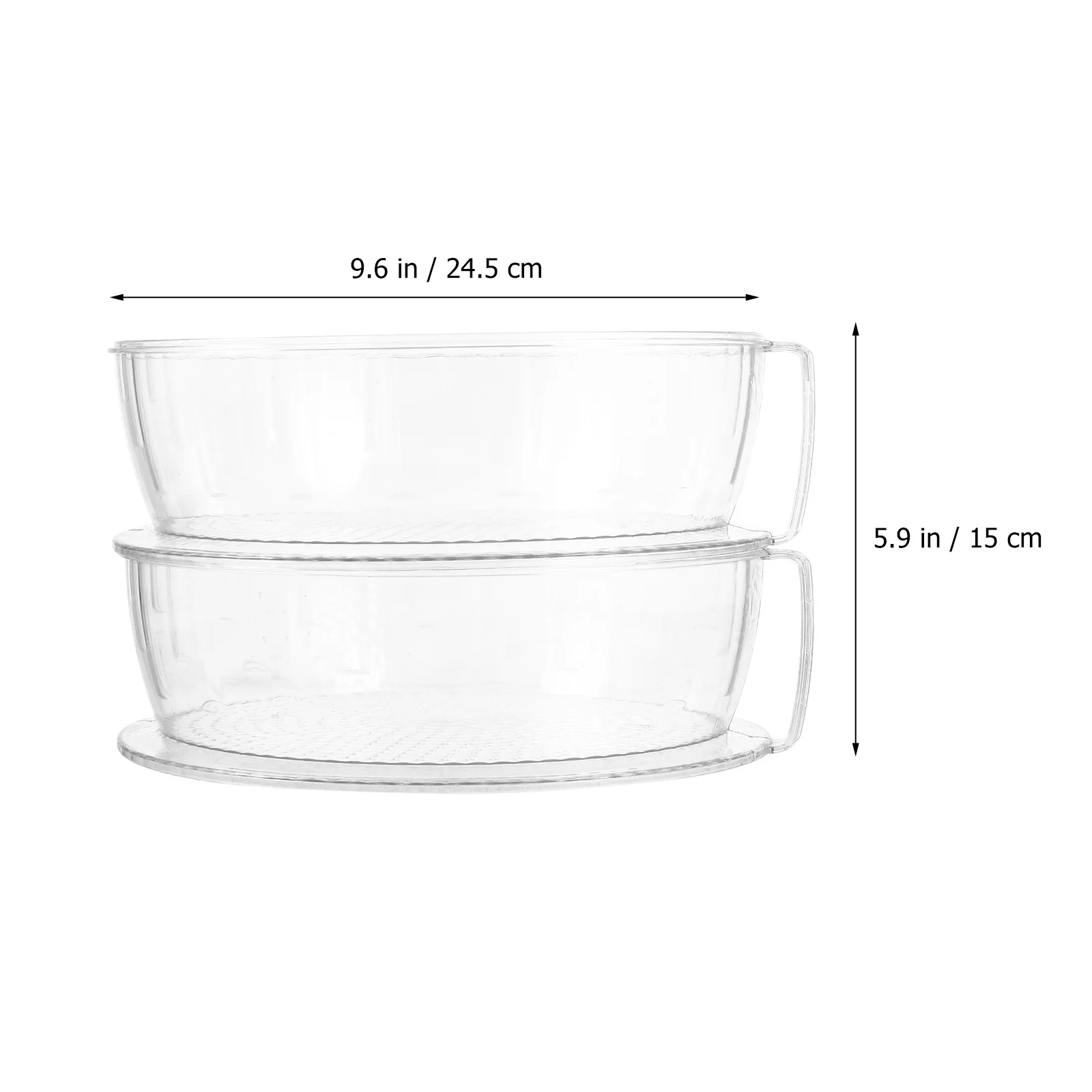 

2Pcs Insulating Cake Cover Clear Food Covers Pet Material Easy Lifting Side Handle Party Dessert Display Protection