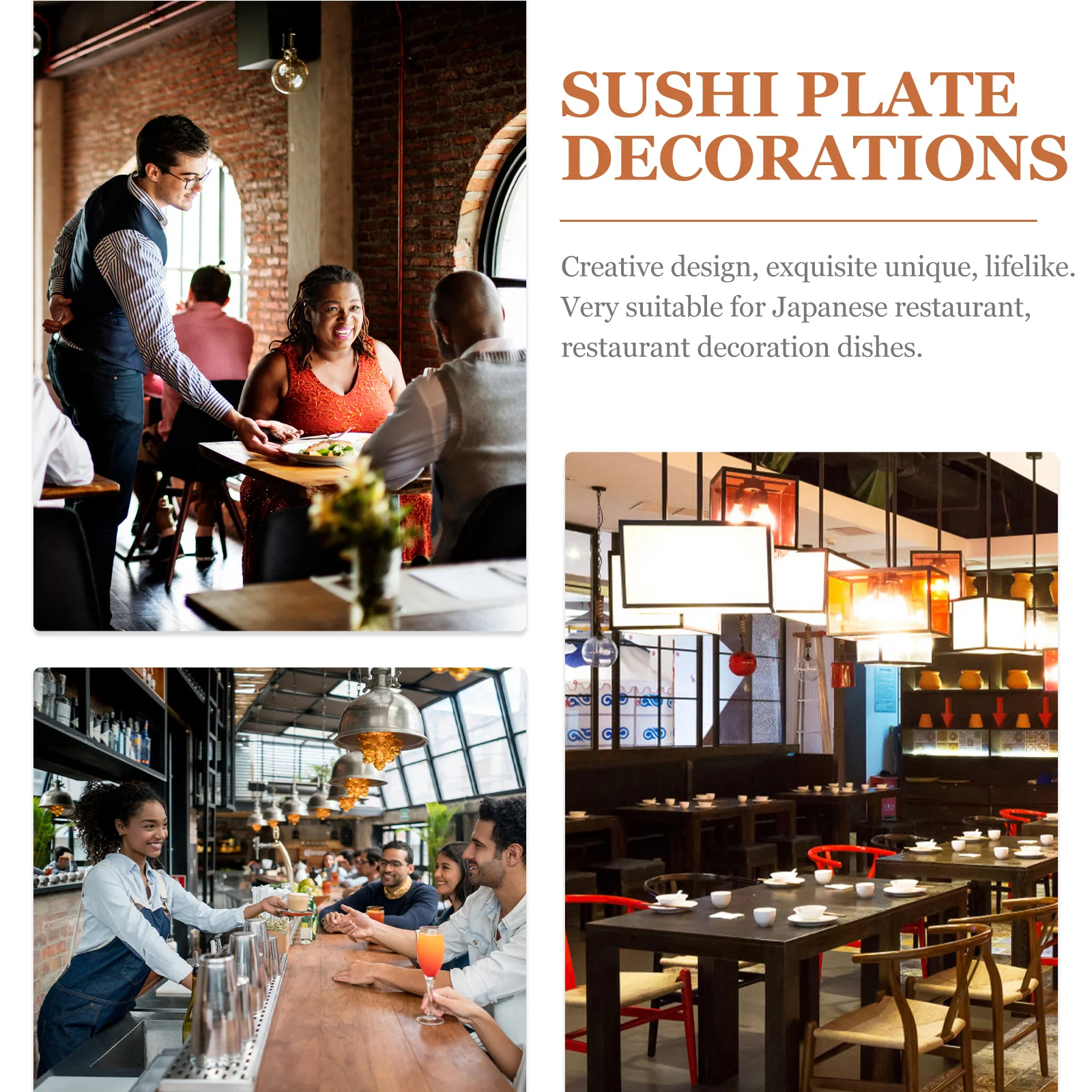 

Realistic Fake Flowers Sushi Plate Decor Blossom Ornament For Japanese Cold Dishes Decorative Sashimi Plate Decoration