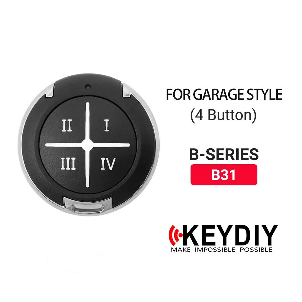 1 pçs keydiy kd b31 porta da garagem controle remoto 4 botões chave remota do carro para KD-x2 kd900 urg200 kd série b remoto universal