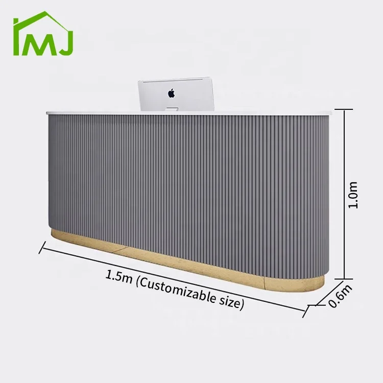 Salon Reception Desk Front Desk Modern Commercial Furniture Checkout Counter