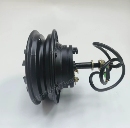 10 inch unilateral shaft brushless wheel hub motor small elderly tricycle scooter rear wheel drum brake motor