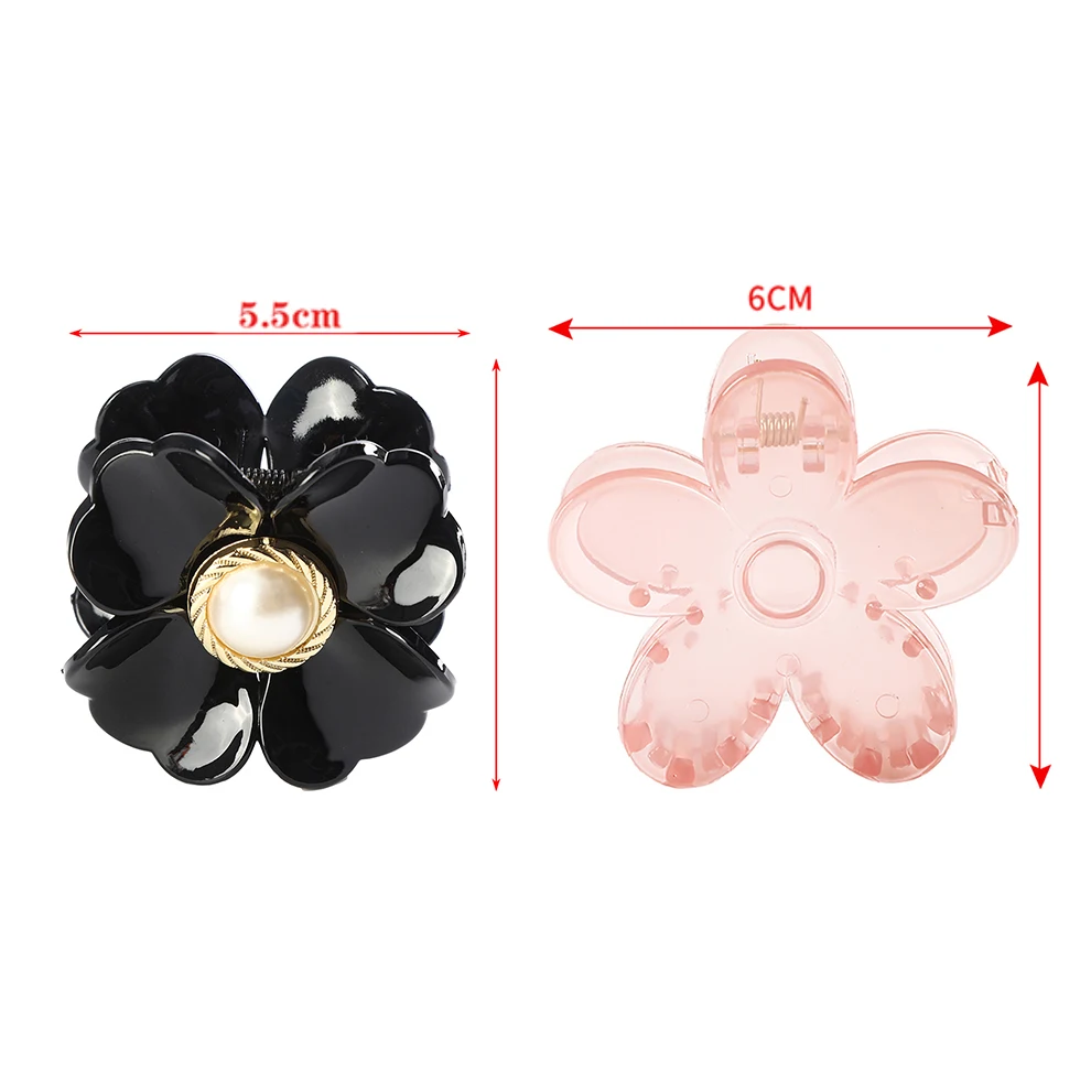 Molans Sweet Flower Shape Hair Clip for Women Girls Hair Claw Chic Barrettes Claw Crab Hairpins Styling Bohemia Hair Accessories