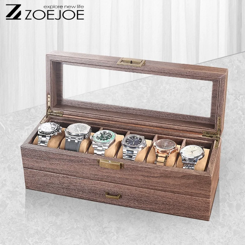 二重層時計ジュエリーディスプレイスタンド時計アクセサリー収納ボックスPUレザー3色ネックレス時計ボックスホリデーギフト