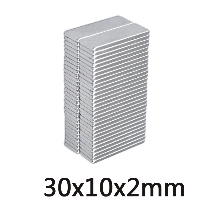 30x10x2mm  Super Strong Block  Magnets Sheet  30*10*5 For Home Refrigerator,Office,DIY 20*10*5 40*10*5 50*10*5 50*20*5 30X10X2
