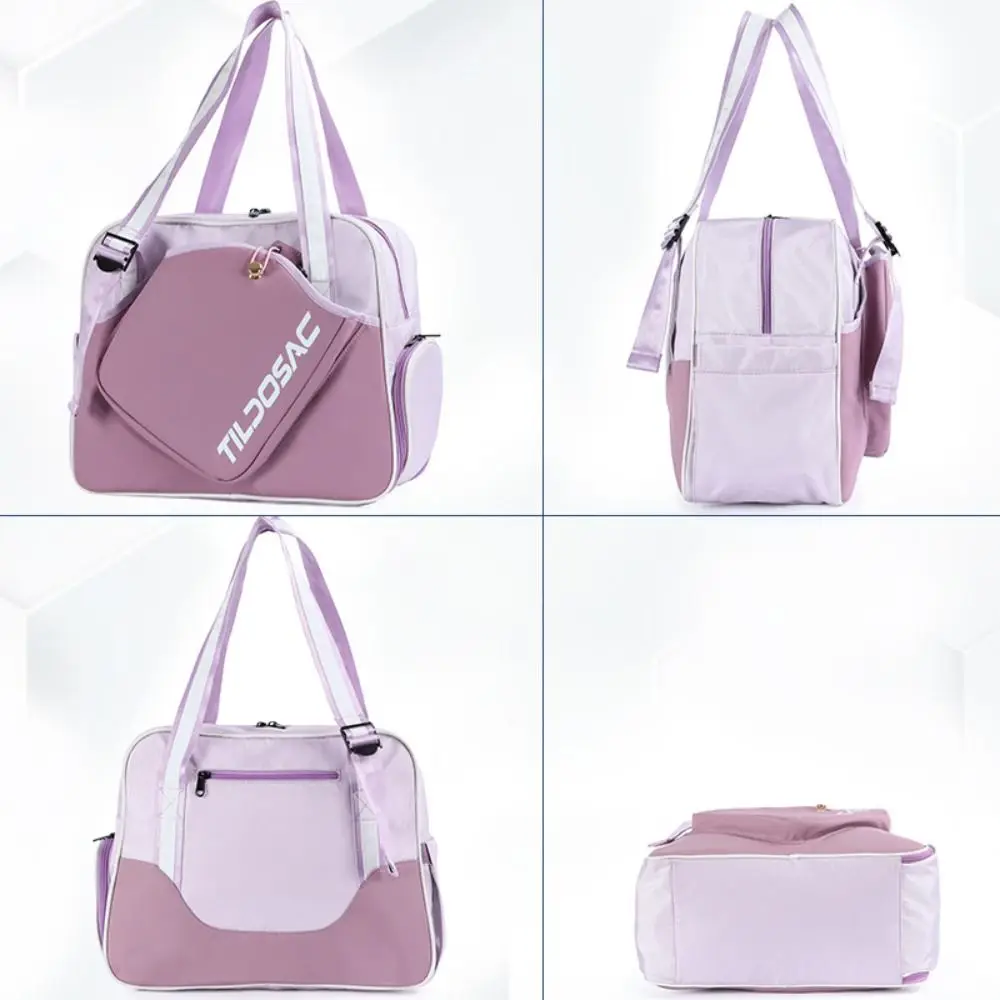 حقيبة كتف مضرب كرة البيسبول من النايلون، سعة كبيرة، حقيبة مجداف كرة البيسبول المقاومة للماء مع حزام قابل للتعديل لحجرة الأحذية #3