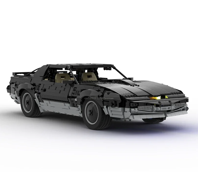 

2861 деталь: Техническая модель классического ретро-суперкара Knight Rider KARR, конструктор MOC, креативные идеи, технологические блоки, детские игрушки, подарки
