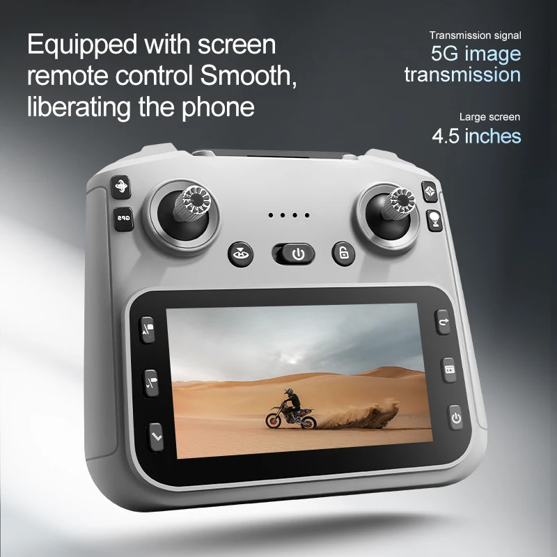 K18MAX 8K HD 360 ใหม่ °   เลเซอร์หลบหลีกสิ่งกีดขวาง คลิกเดียวปล่อยสินค้าพร้อมรีโมทควบคุมหน้าจอ มอเตอร์ไร้แปรงถ่าน GPS 5G โดรนบังคับวิทยุ ของเล่น