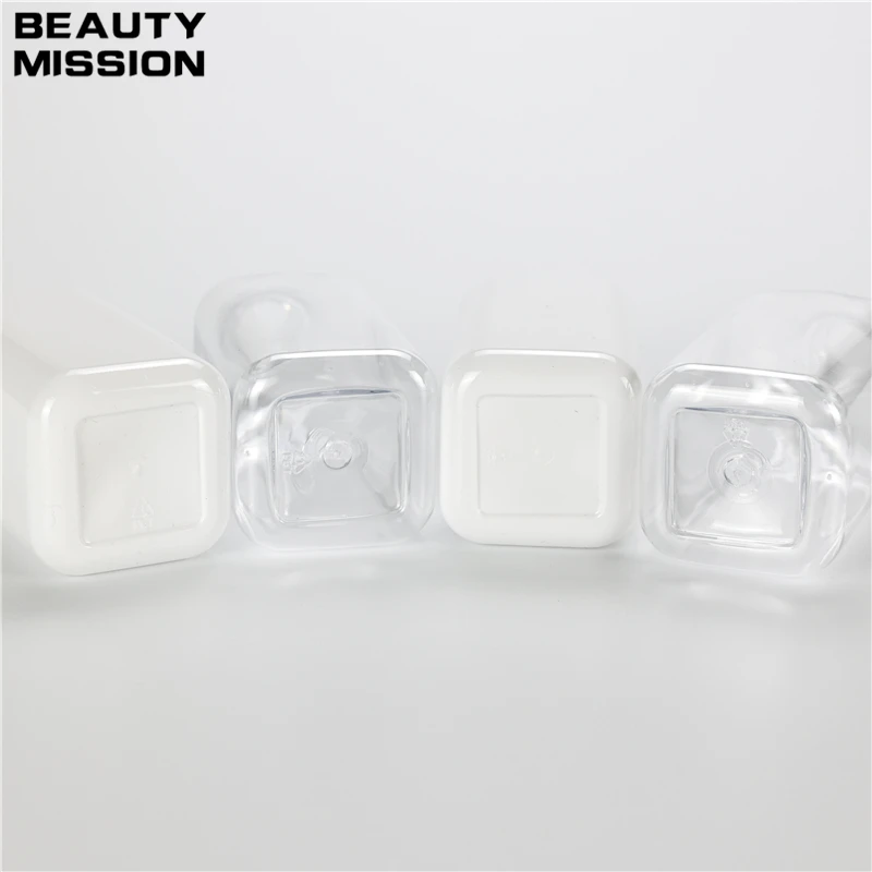 White Clear 250ml X 25 Empty Cleaning Oil Pump Bottle Skin Care Essential Oil Bottle Conditioner Lotion PET Packaging Containers