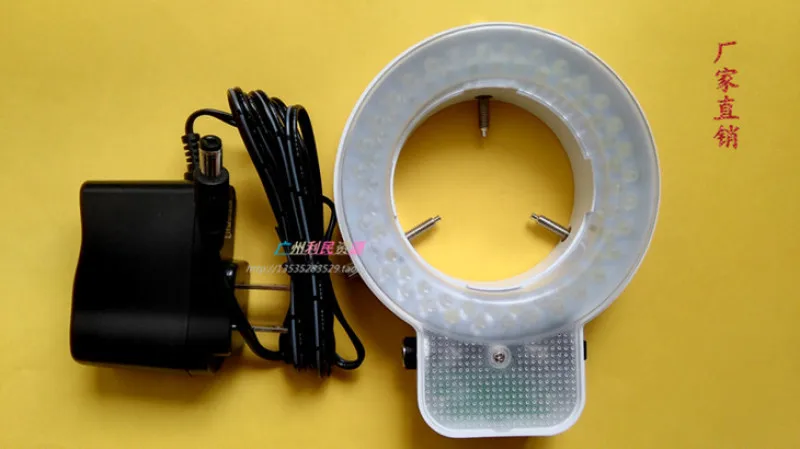 

Microscope Circular Light Source LED Light Source Industrial Camera CCD Visual Light Source Inner Diameter 61mm 64 Lamp Beads