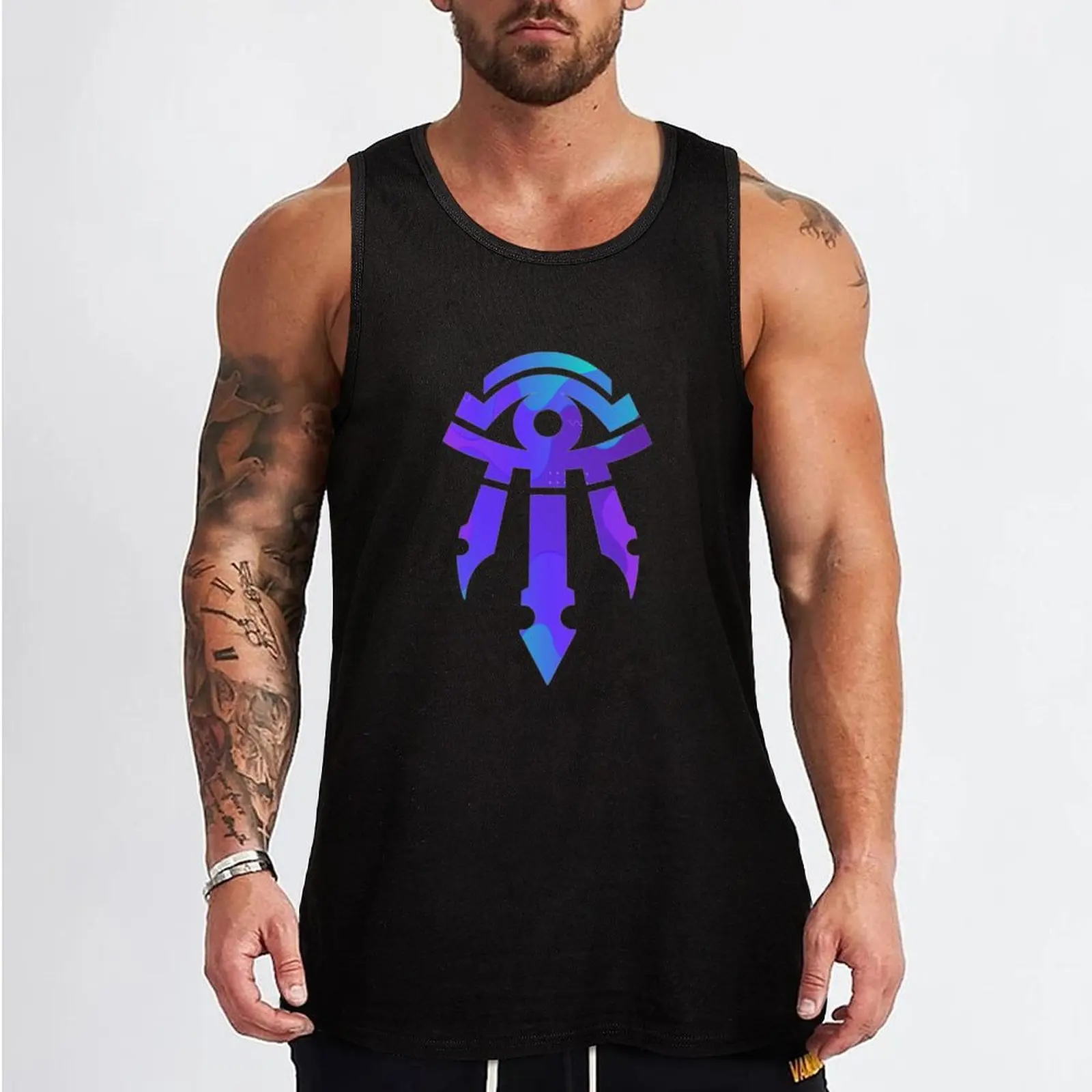 WOW Mage Kirin Tor Tank Top clothing men Man gym clothes