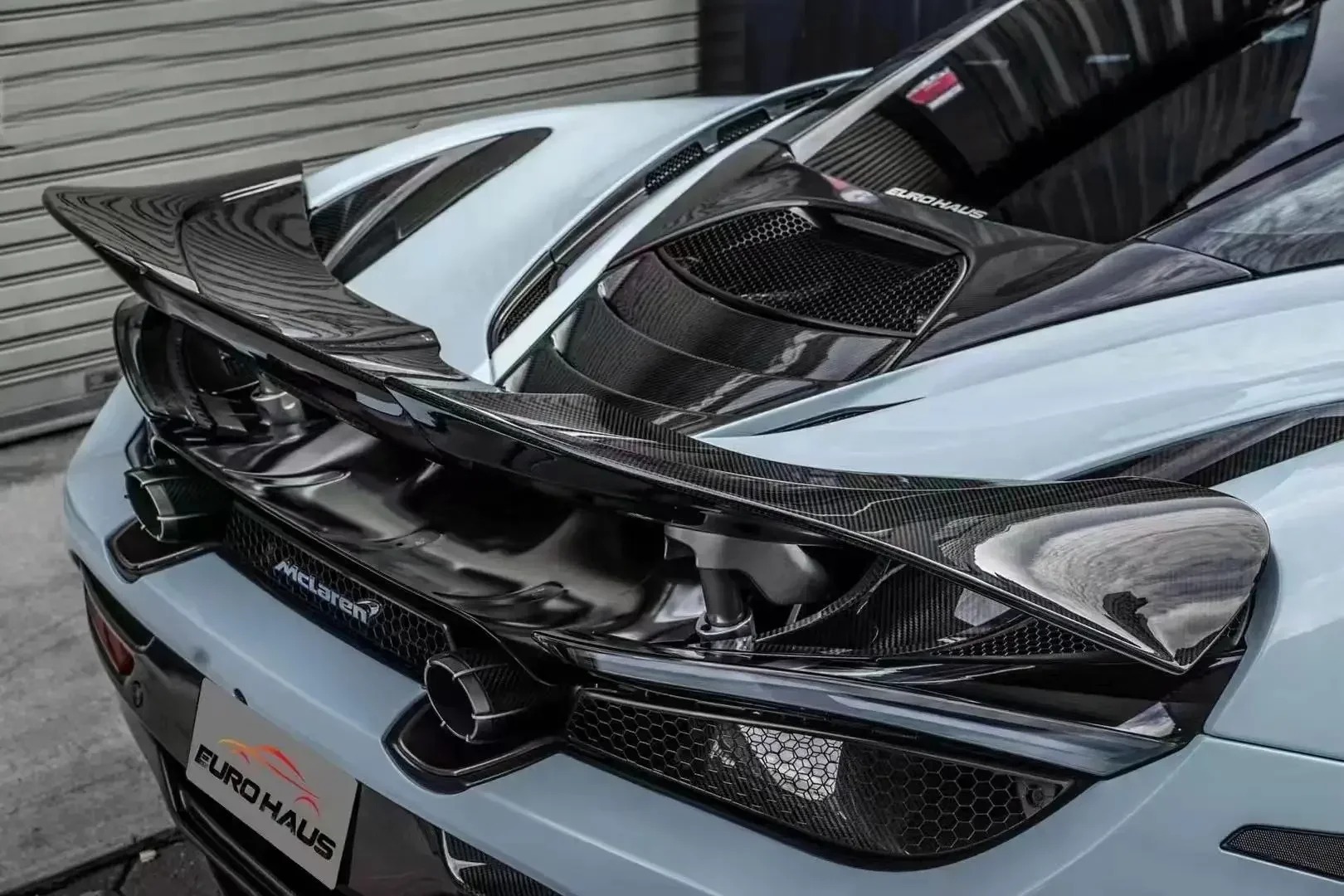 Dry Carbon Fiber Front Spoiler Rear Lip Tail Body Kit for McLaren 720s