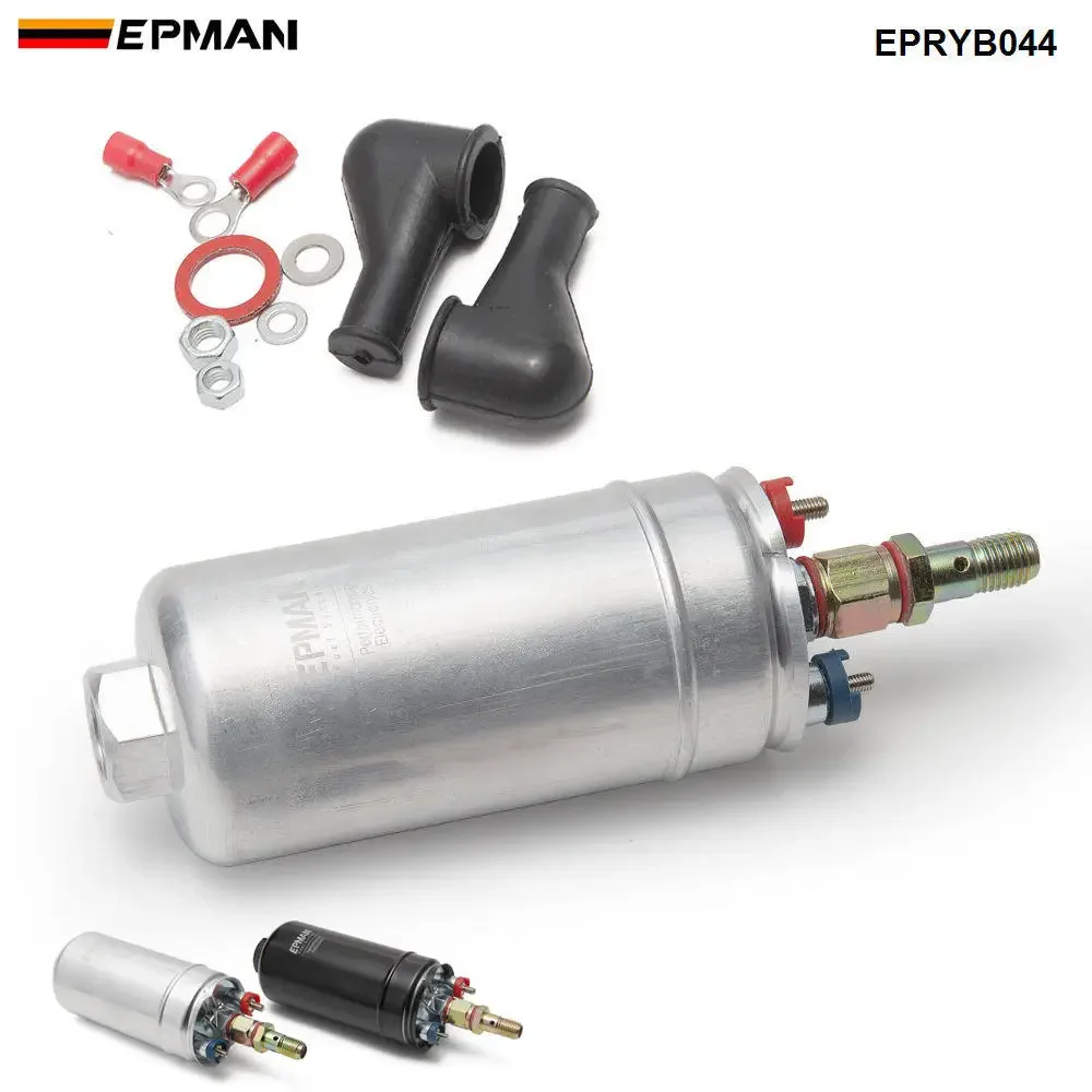 EPMAN Performance 300lph External Fuel Pump 044 for OEM:0580 254 044 Poulor  H Q E85 Compatible EPRYB044