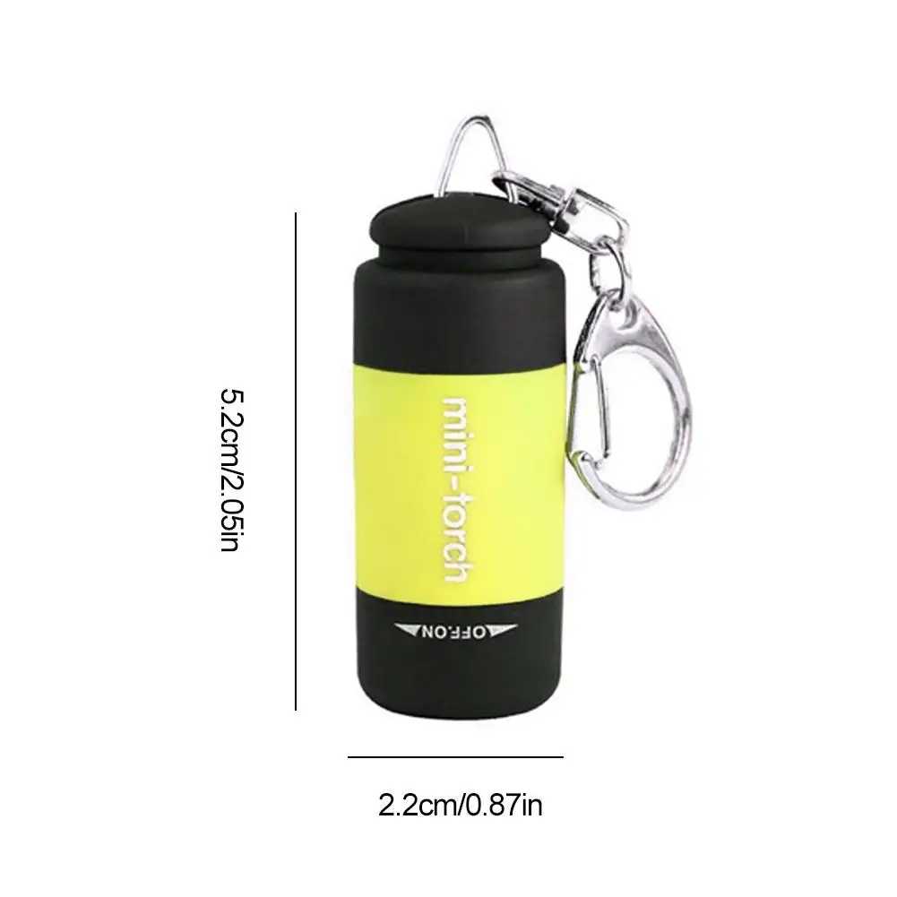 LED Micro Pocket Flashlight Portable USB Rechargeable Keychain Flashlight Waterproof Home Outdoor Hiking Camping Flashlight view 6