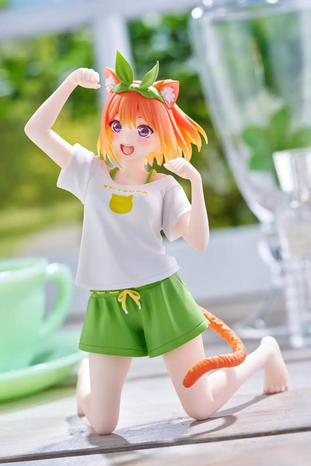 Hot Sale In Stock Taito Desktop Cute The Quintessential Quintuplets Cat room wear ver Nakono Yotsuba Figure Anime Model Gift