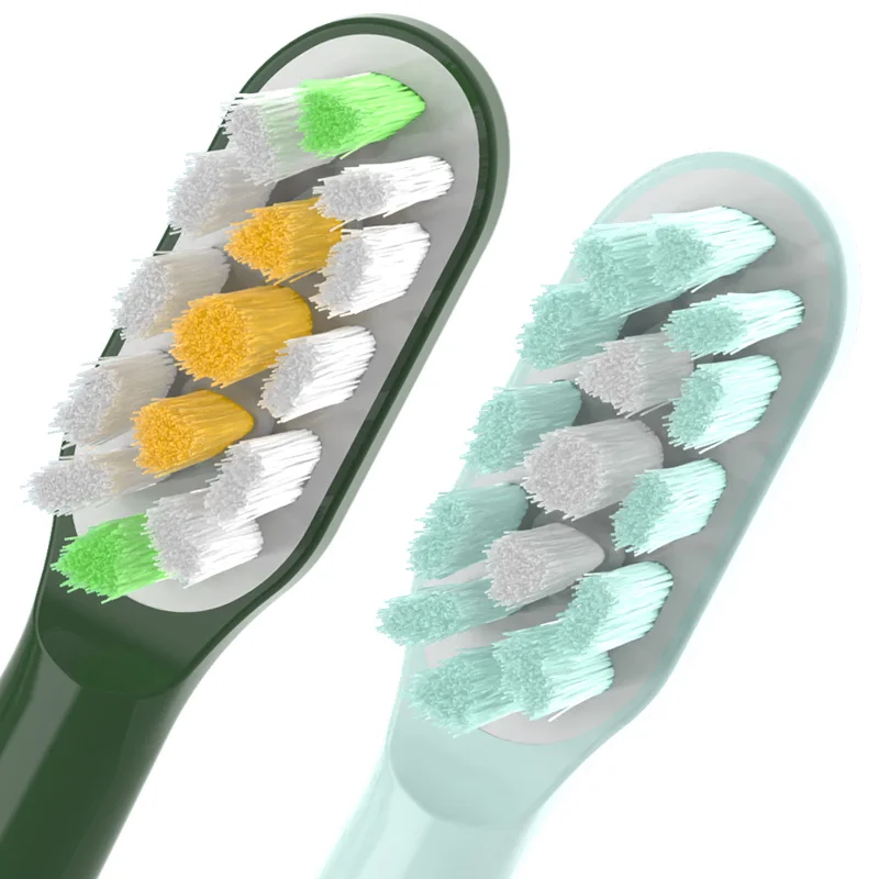 10 pezzi di testine sostituibili senza rame per SOOCAS X3/X3U/X5 Soft DuPont setola Mint/VanGo Green Sonic ricariche ugelli