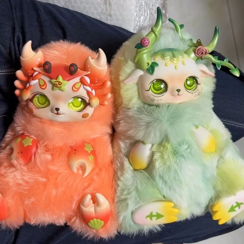 ตุ๊กตาของเล่นสุดน่ารัก ลึกลับจากโลกป่าดาวเล็กๆ ภาษาลึกลับของดวงดาวทั้งสิบสองราศี กล่องสุ่มสุดฮิต ของเล่นตุ๊กตาขนนุ่ม ของตกแต่งสำหรับเด็ก