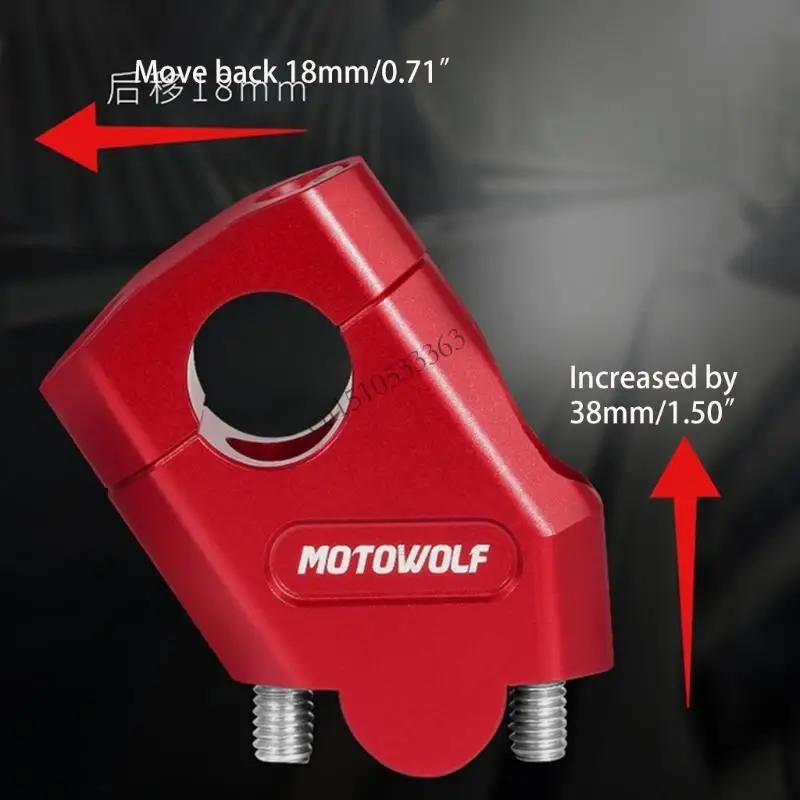 

090E Universal 28mm 22mm for Motorcycle Handlebar Riser Bar Mount Handle Clamp Lifter