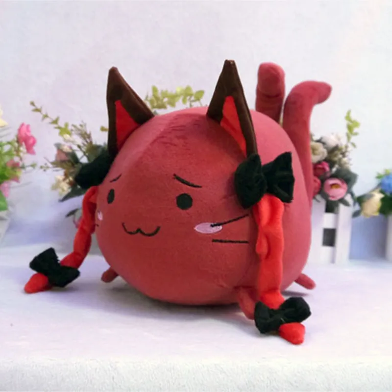 Japan Comic TouHou Project Plush Toy Cos Kaenbyou Rin Stuffed Dolls 36cm