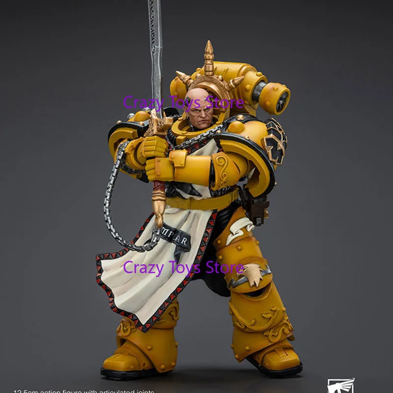 JOYTOY The Horus Heresy 1/18 premier capitaine des poings impérels Sigismund Figurine d'action 12.5 cm Figurine de soldat modèle jouet