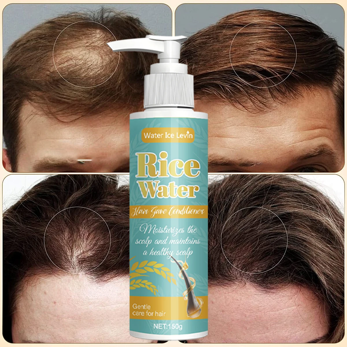 

Кондиционер для волос с рисовой водой с биотином и маслом розмарина — увлажняет кожу головы для мягких и блестящих волос. Формула, обогащенная витаминами.