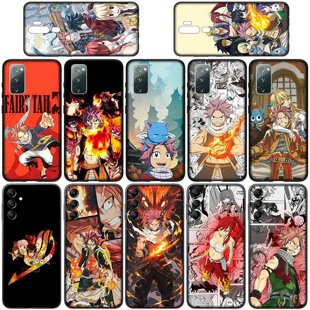 Natsu Dragneel Poster Fairy Tail TPU Case for Xiaomi Redmi Note 13 13C A3 A3X Mi POCO F6 F5 X6 Pro 5G 4G Phone Cover Casing