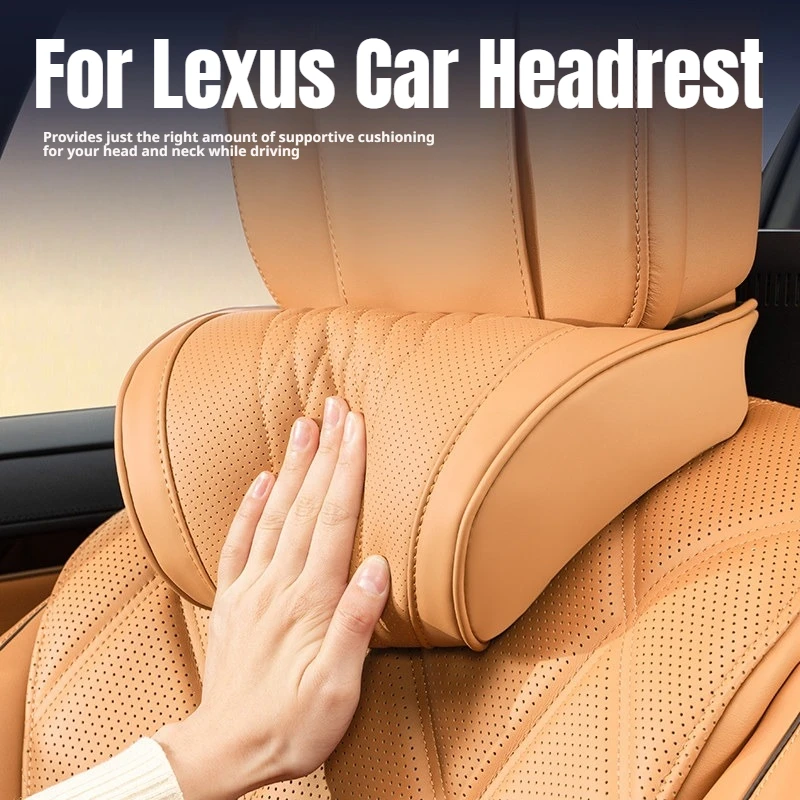 For Lexus IS ES ES300h ES350h RX RX350 RX500h NX350h NX450 Car Headrest Slow Rebound Waist Cushion Four Seasons Car Accessories