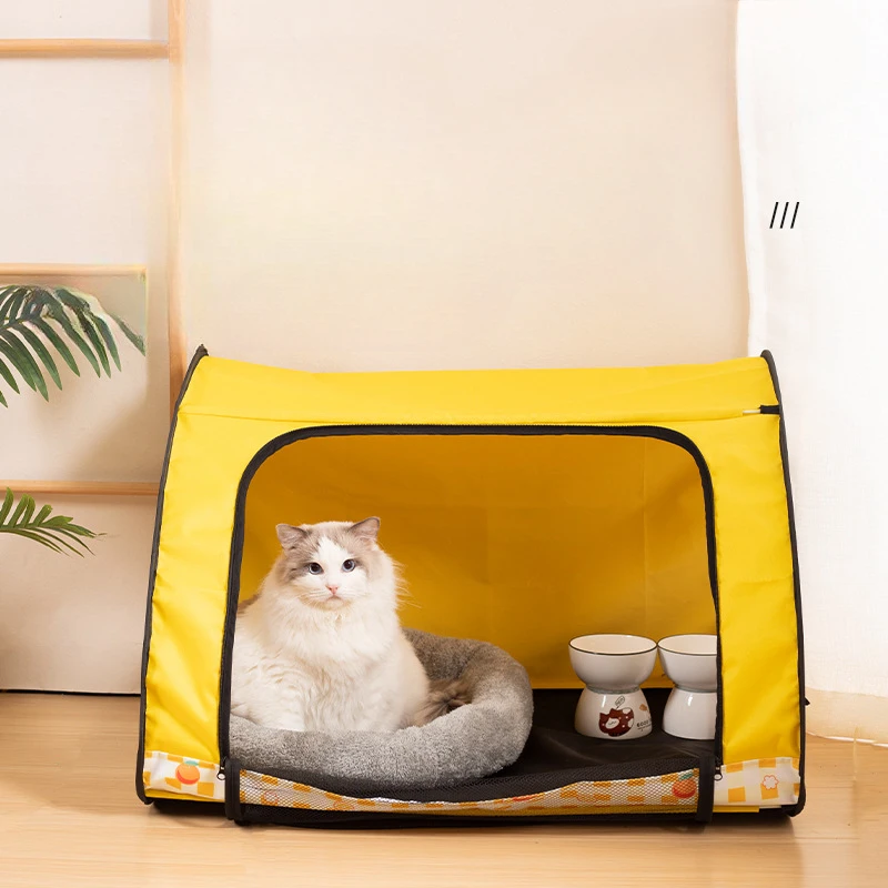 Cat Delivery Room  Nest Enclosed  and Dog Cage Fence Tent Foldable