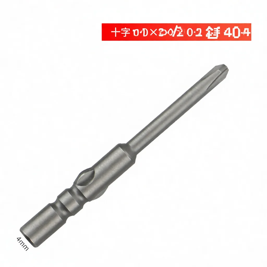 Magnetic Power Screwdriver Bit 800 Cross Head 4mm Hex Shank Hardened Steel Material For Hardware Assembly Repairing