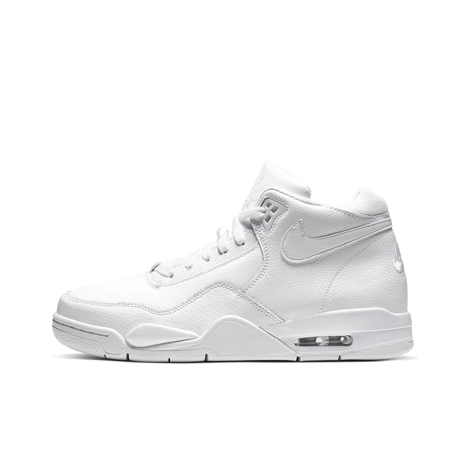 Nike Flight Legacy Trendy Mid top Basketball Shoes Unisex White BQ4212-101