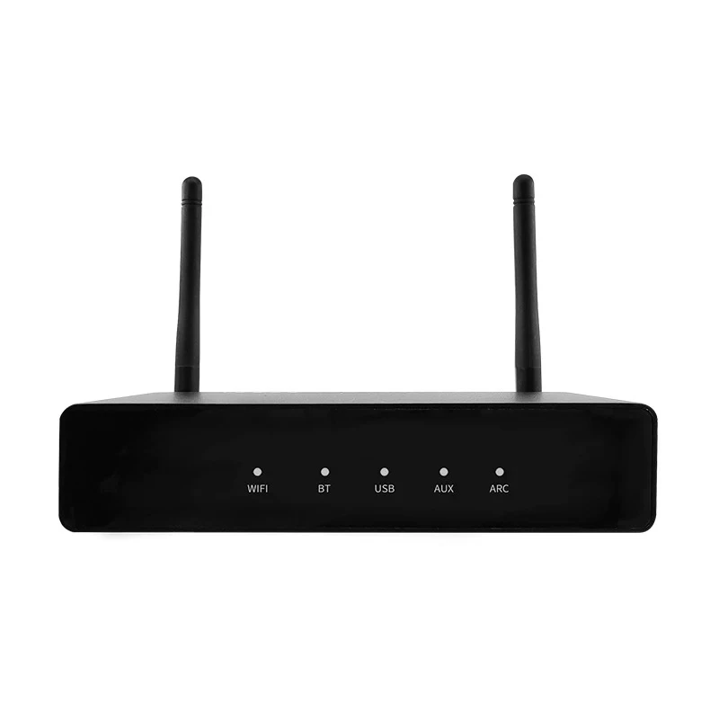 Wifi streaming player bluetooth audio decoding nas optical fiber u disk streaming airplay receiver qplay