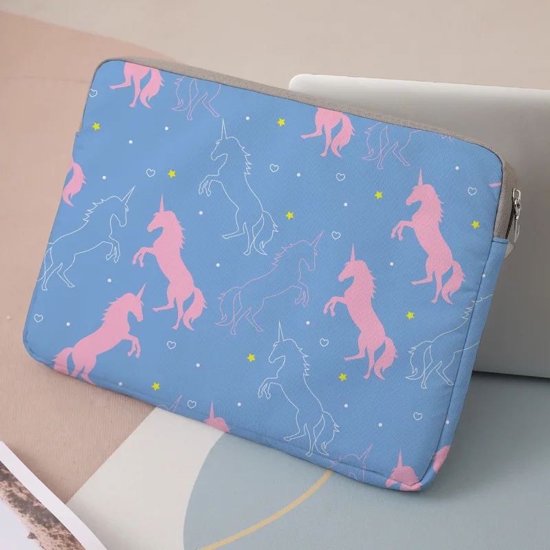 

15 Inch Laptop Sleeve for Macbook Air 13.3 M1 M2 Case Unicorn Printing Computer Liner Bag Lenovo Dell Huawei 13 14'' Laptop Bag