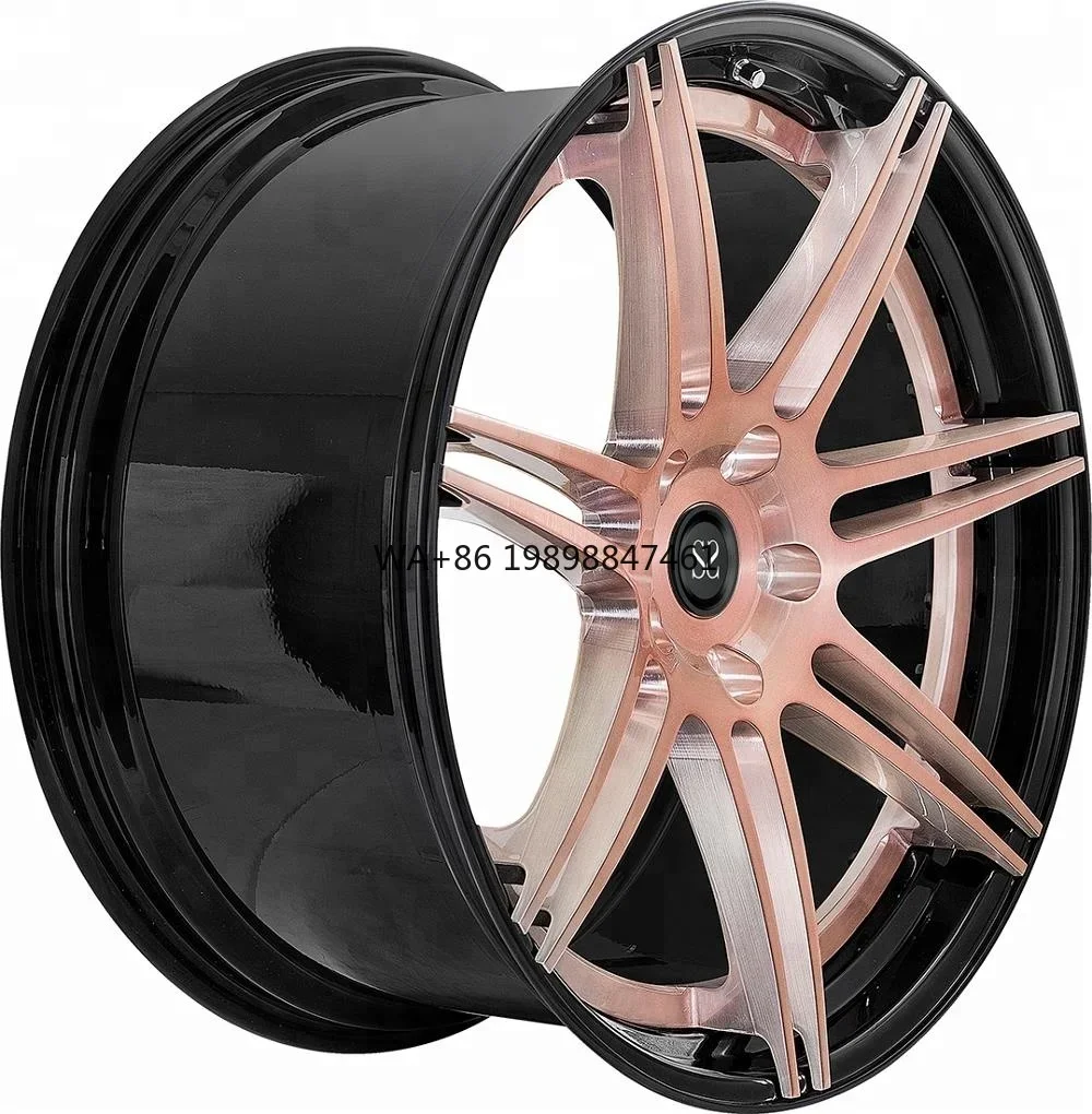 

Bright Color A6061 T6 Forged Chrome Polished Wheels Deep Concave Stepped Lip 5X130 for Luxury Car