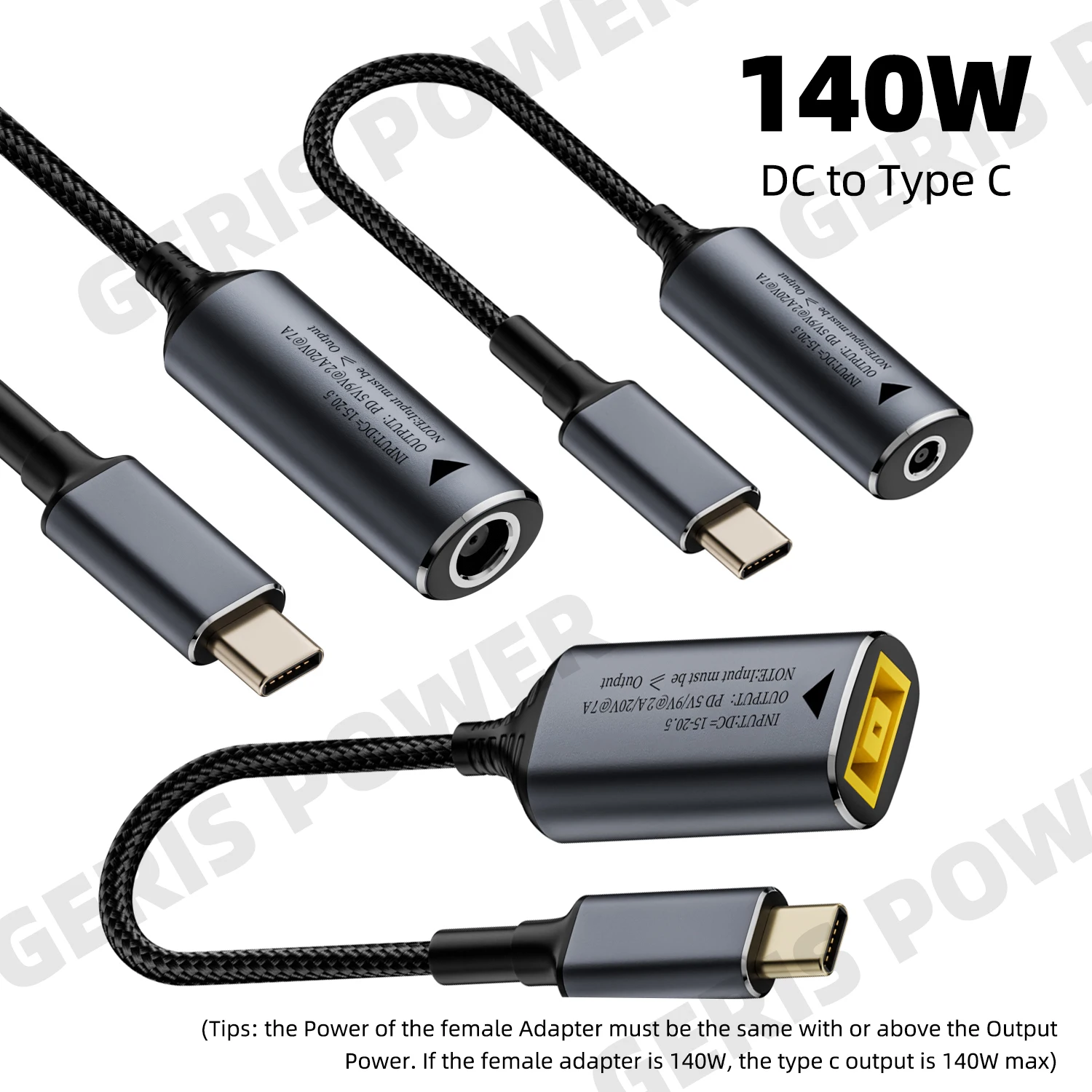 ​ 1 ​ Uniwersalna ładowarka do laptopa 40 W DC do 5 V 9 V 20 V USB C PD Konwerter zasilacza Kabel do szybkiego ładowania do MacBooka Huawei
