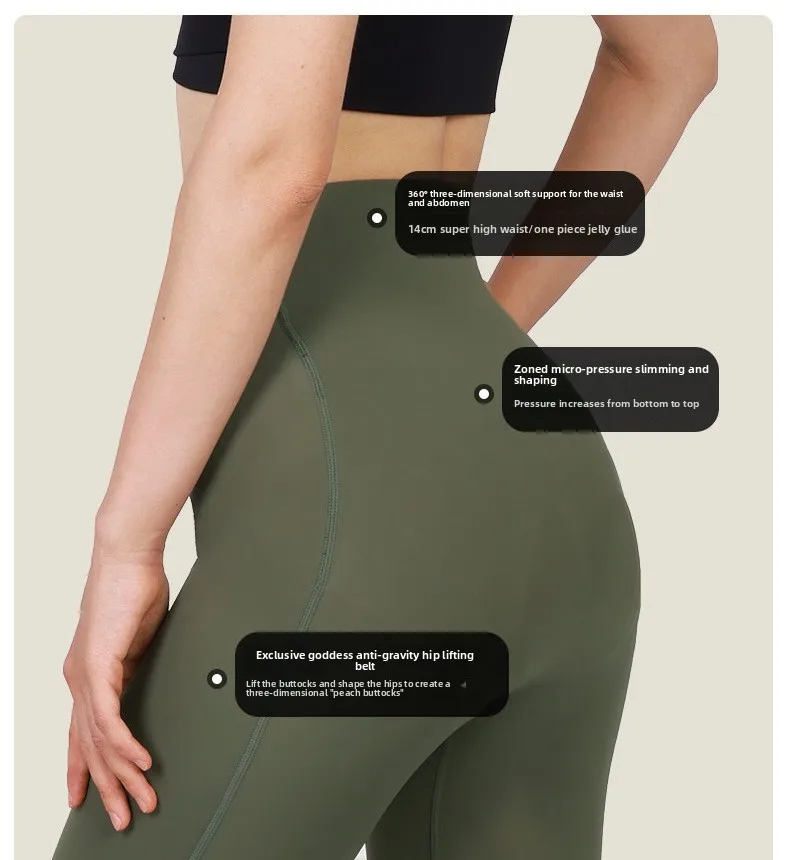 NUCKILY Nahtlose Radhose für Damen, gepolsterte Fahrrad-Leggings, hohe Taille, schnell trocknend, atmungsaktiv, Stretch, 3D-Pad, Rennrad-MTB-Fahrrad-Leggings – Detail 8