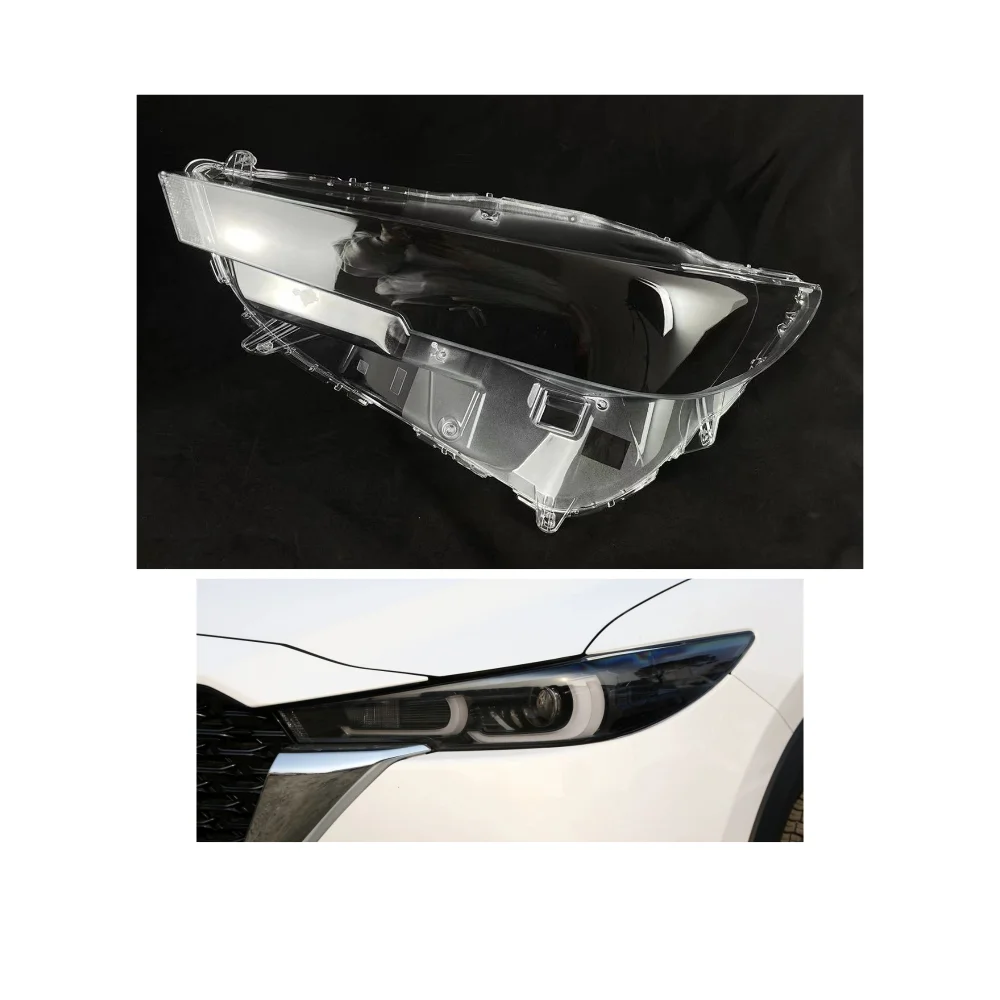 For Mazda CX-5 CX5 2022 2023 2024 Headlight cover front headlight shell lamp surface lamp shell rear shell outer cover