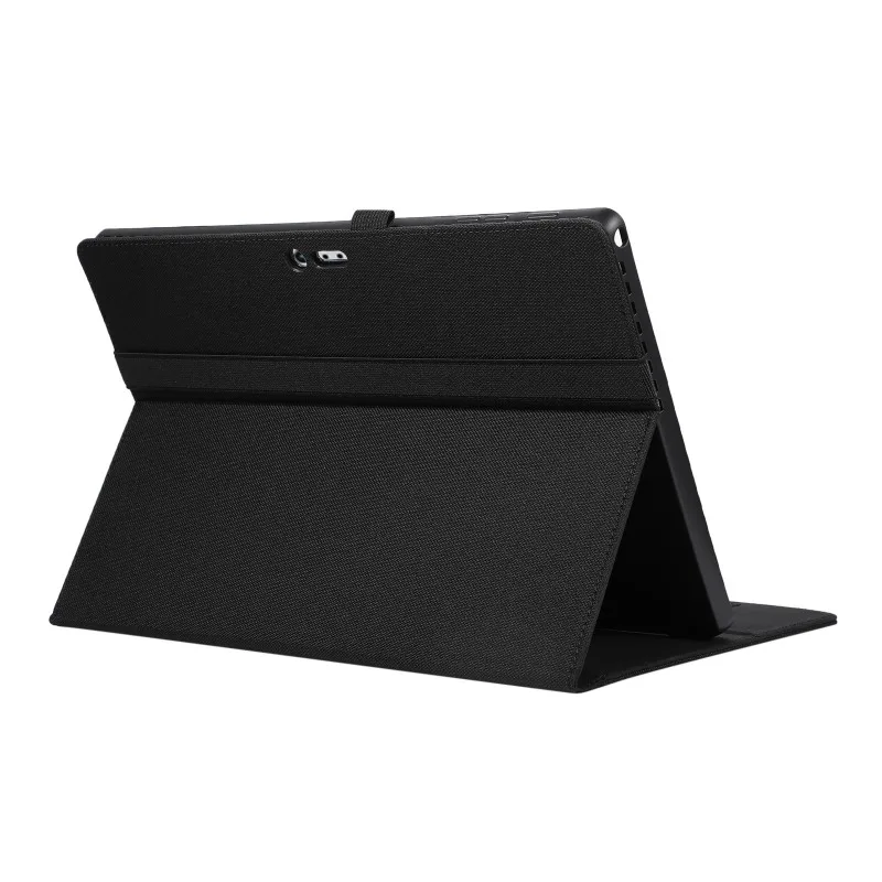 For Surface Pro 9 11in Tablet Case with Pen Solt and Card Slot Soft Silicone Book-Style Case for Surface Shockproof Cover Stand