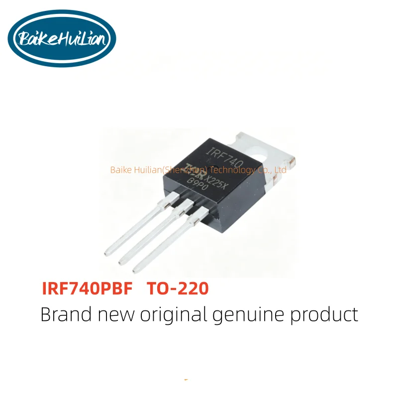 10pcs/lot IRF740PBF IRF740 Direct Insertion TO-220 N-channel MOSFET Brand New Original Genuine Product