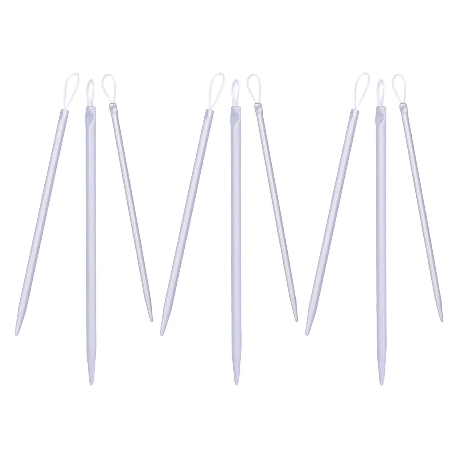 9Pcs Yarn Needle Set Nylon Large Eye Easy Threading Knitting Supplies for Beginners Crochet DIY Craft Weaving Needles