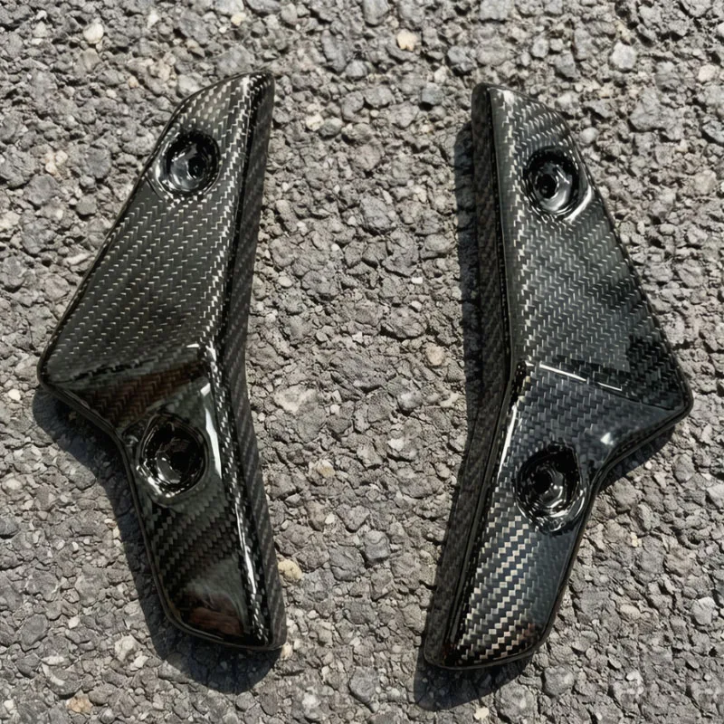 Couvercles de radiateur extérieurs en Fiber de carbone, accessoires de moto pour Triumph Street Triple 765 S R RS 2020 2021 2022