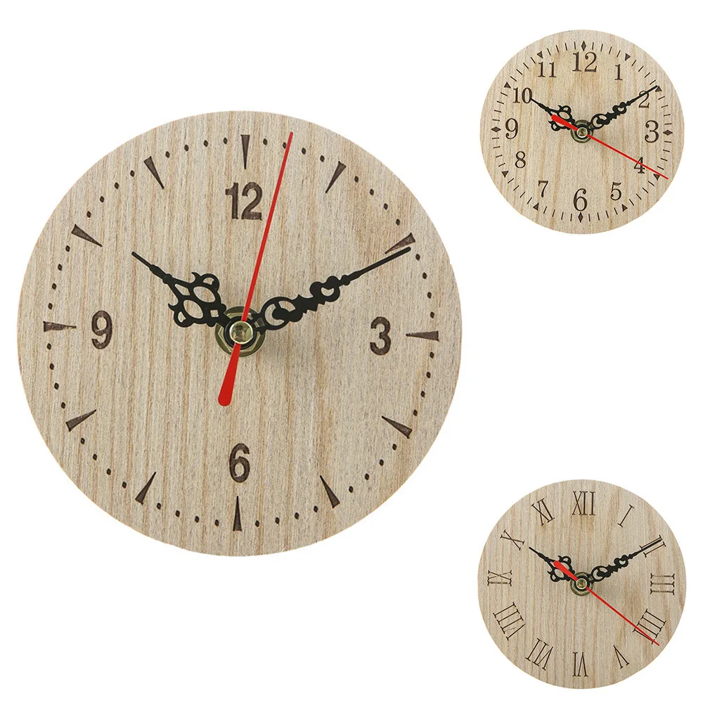 3D Wall Clock Wooden Nordic Wall Clock Modern Design Digital Clocks Home Living Room Wall Watch Decoration Christmas Gifts