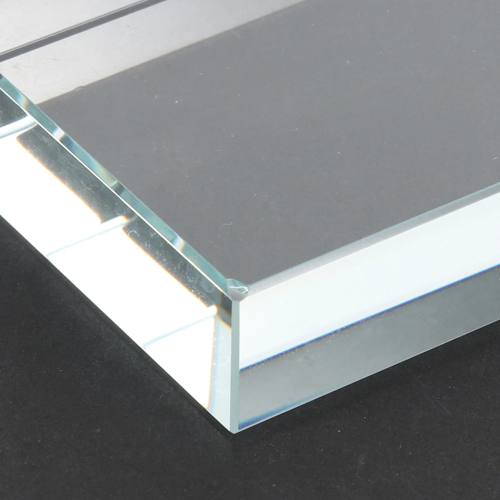 مستطيلة المنشور البصري معدات تجربة العلوم أدوات مختبر الفيزياء تشتت الضوء مطياف كريستال زجاج غير لامع #4