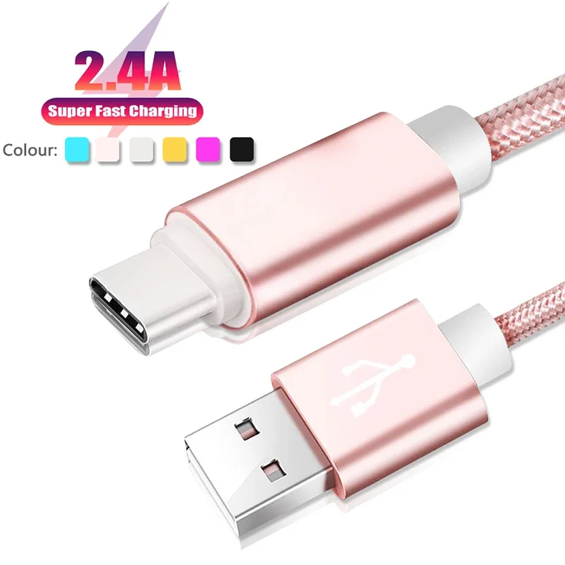 

USB-кабель типа C для быстрой зарядки, 1/2/3 м